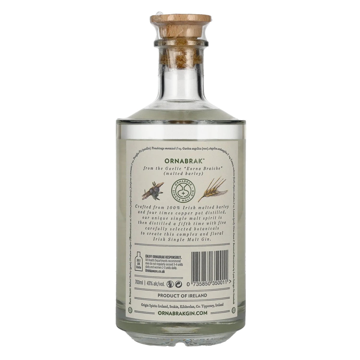 Ornabrak Single Malt Gin 43% vol. 0,7 l