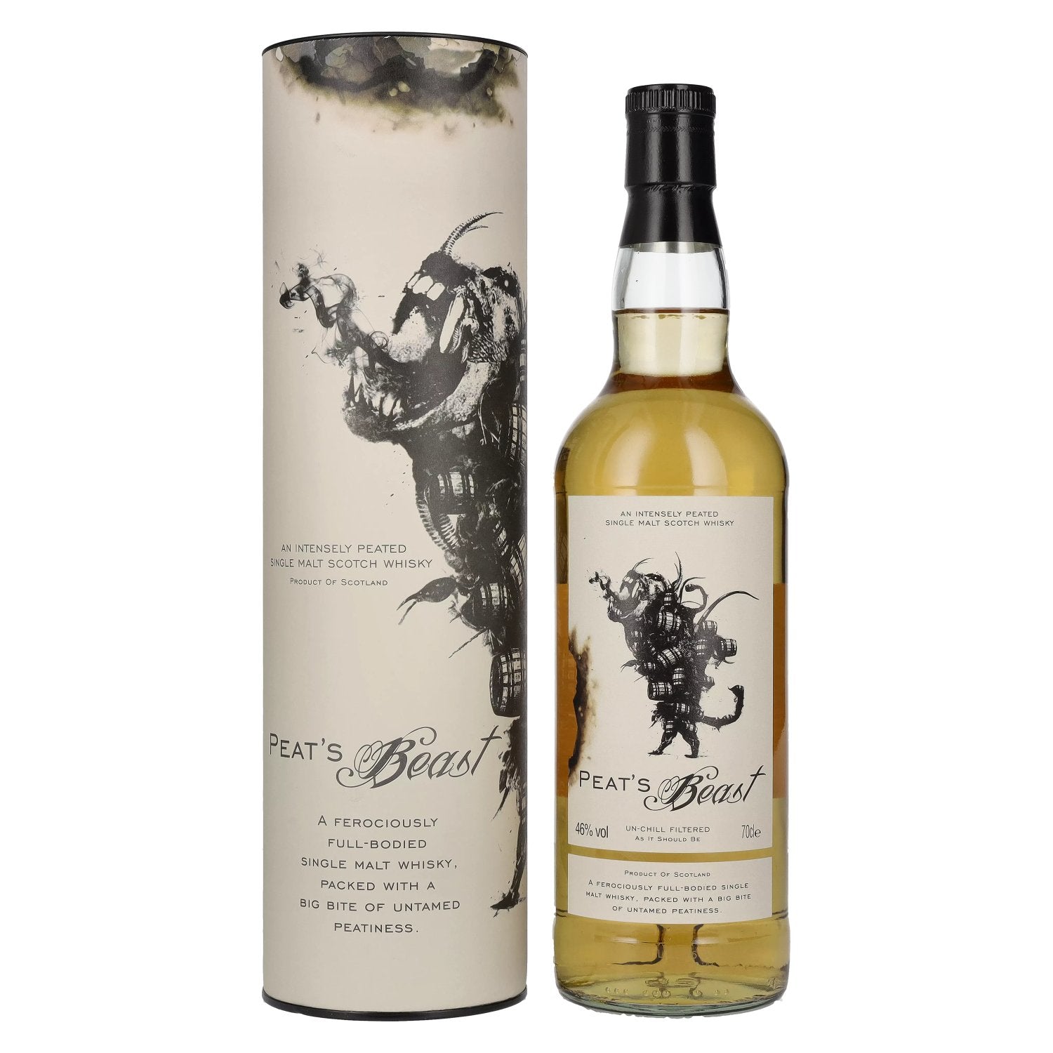Peat's Beast Single Malt Scotch Whisky 46% Vol. 0,7l en coffret cadeau