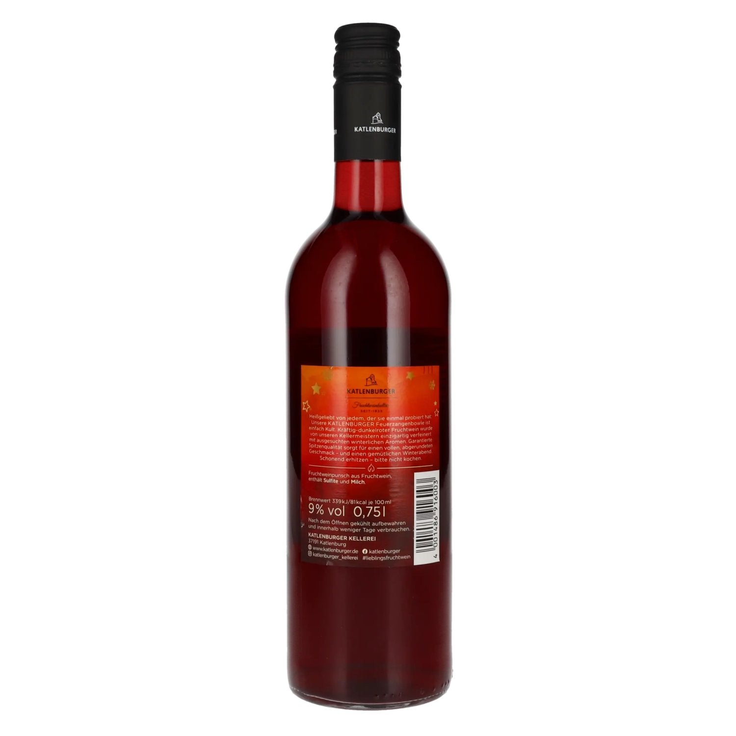 Katlenburger KLASSIKER Feuerzangen Bowle 9% Vol. 0,75l