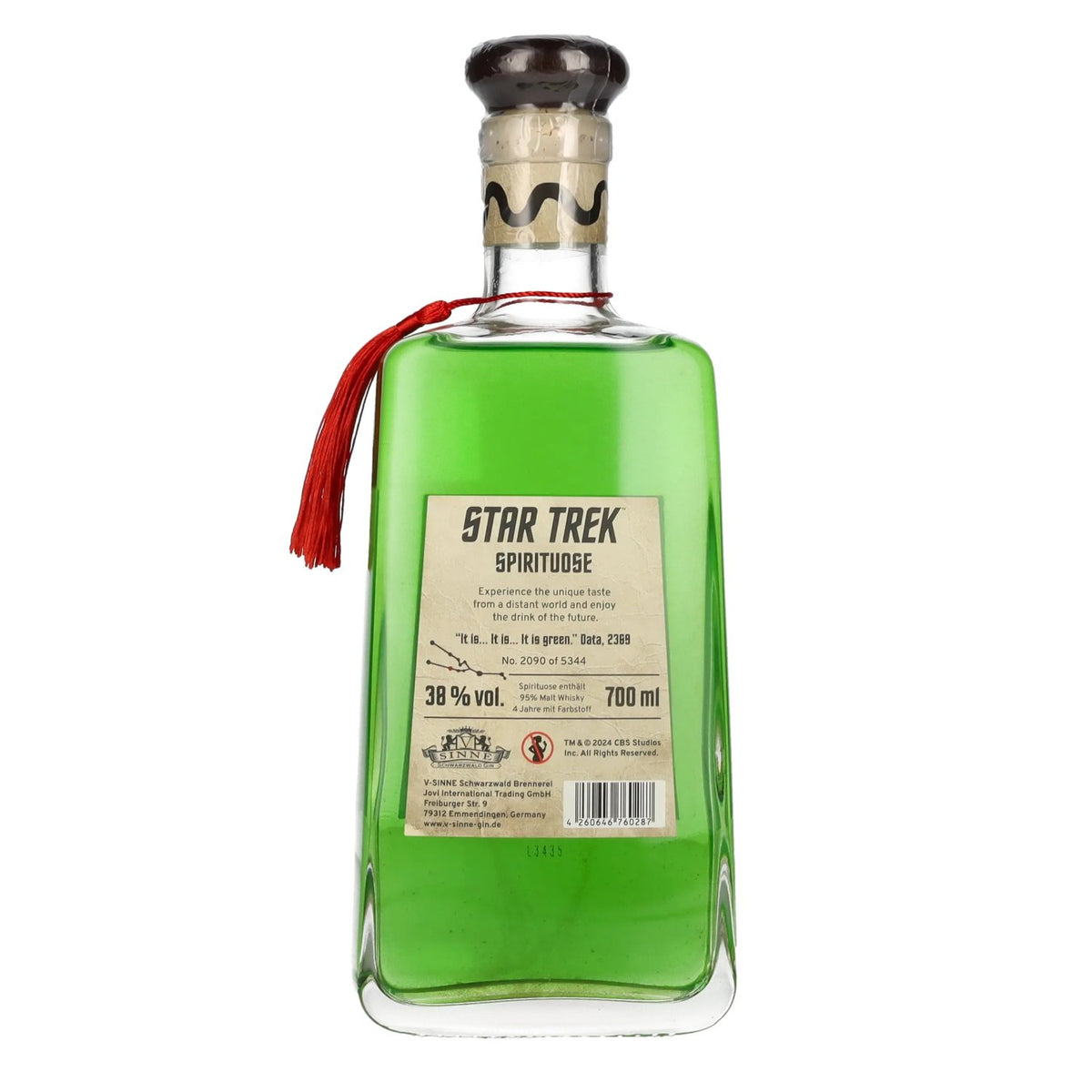 V-Sinne Black Forest STAR TREK 5344 Aldebaran Spirit 38% vol. 0.7 l