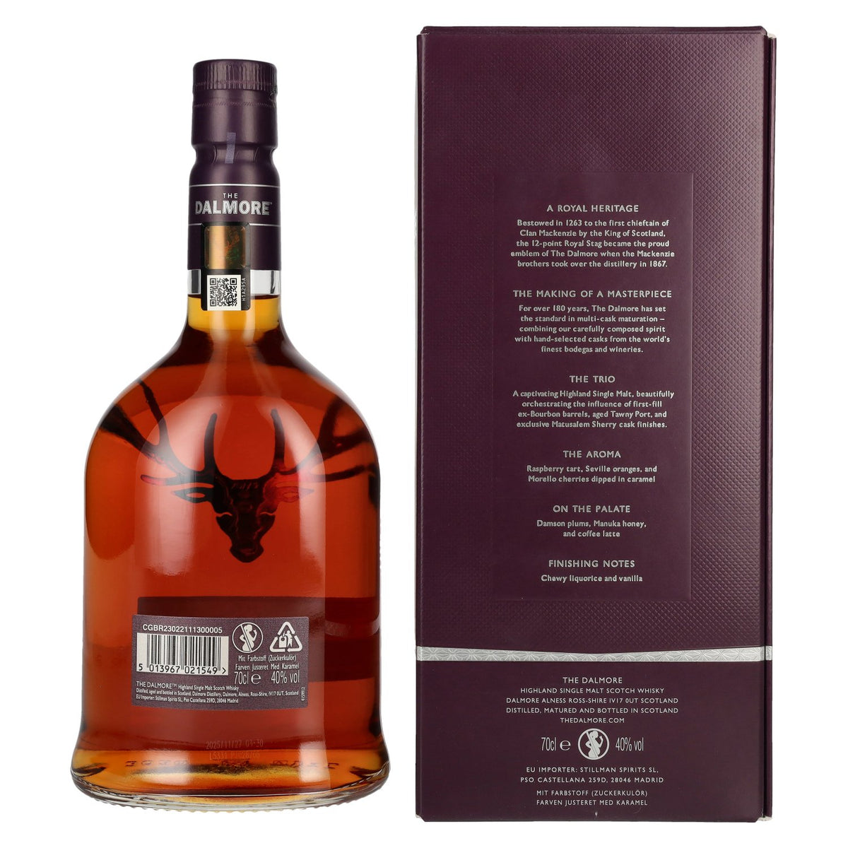 The Dalmore THE TRIO Highland Single Malt Scotch Whisky 40% ABV 0.7l in a gift box