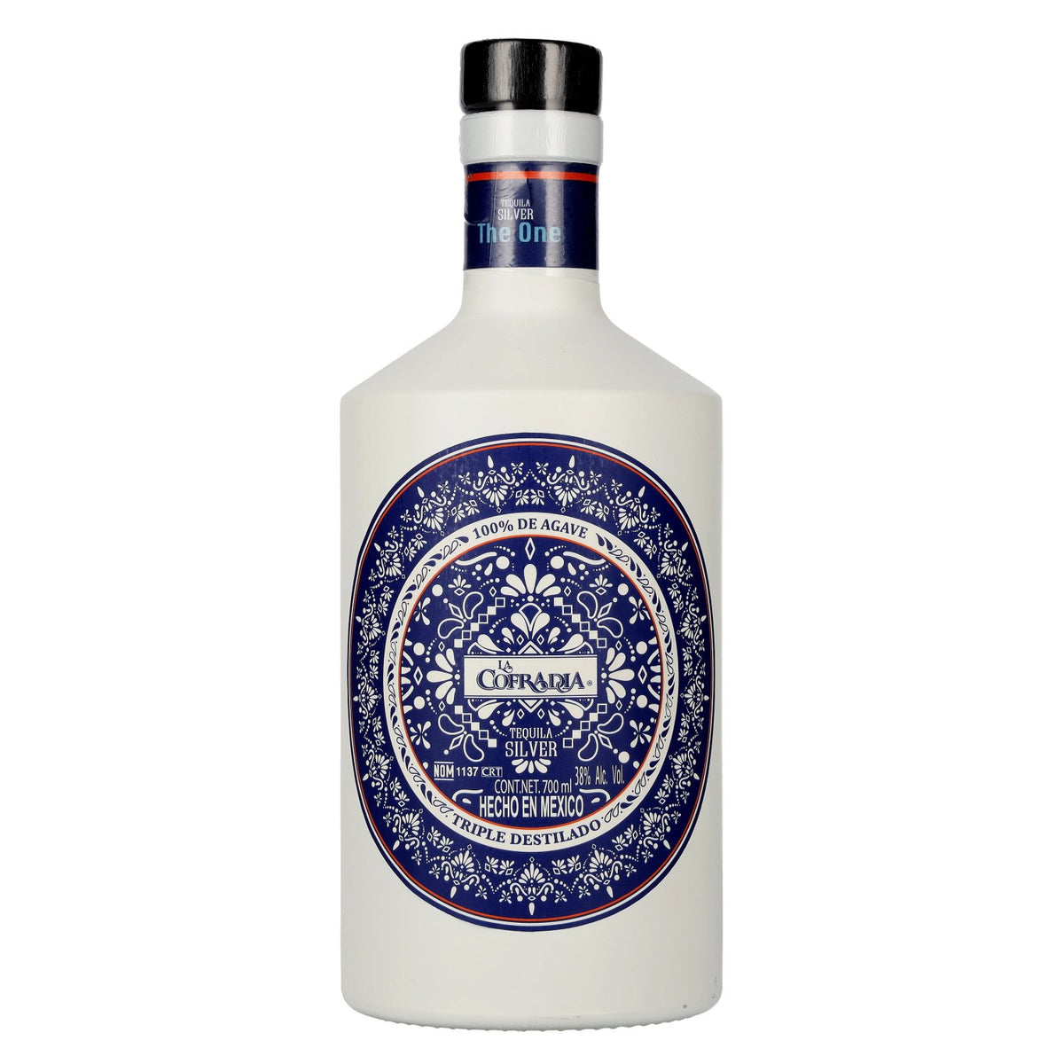 La Cofradia Tequila Silver Triple Destilado 100% agave 38% vol. 0,7 l