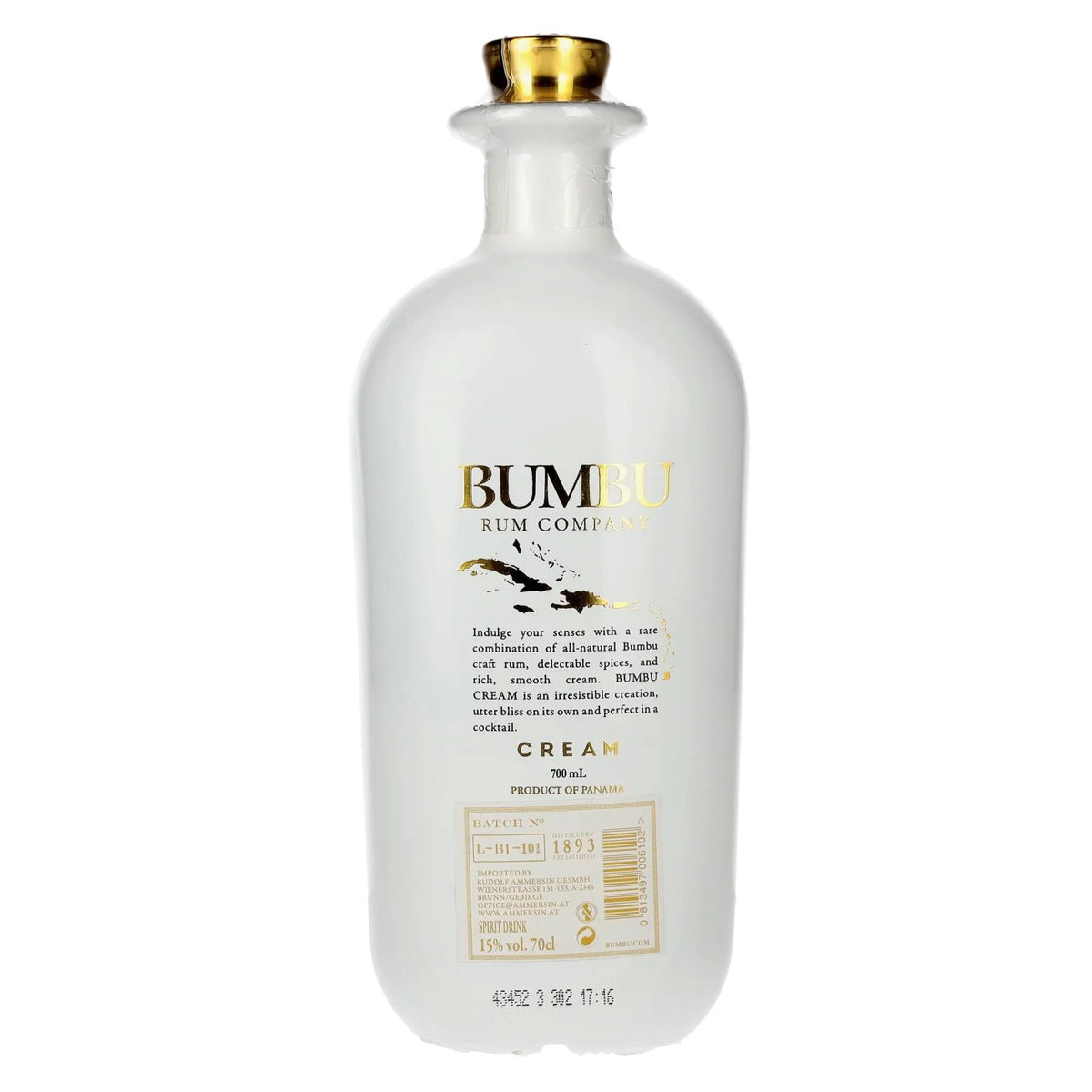 Bumbu Cream 15% vol. 0.7 l