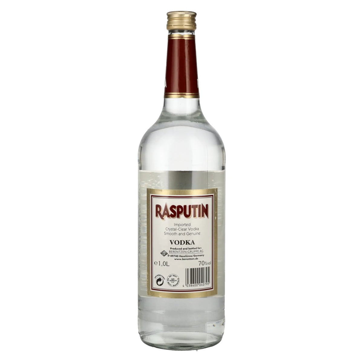 Vodka Rasputin 70 % vol., 1 l