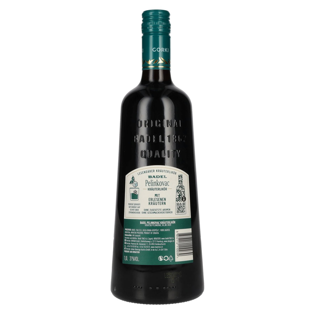 Badel Pelinkovac GORKI 31 % vol. 1 l