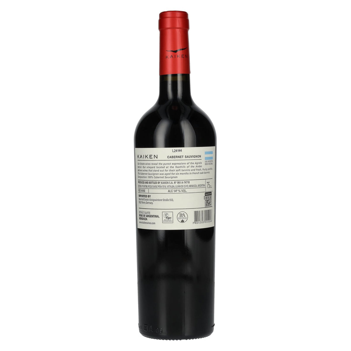 Kaiken Estate Cabernet Sauvignon 2022 14 % vol. 0,75 l