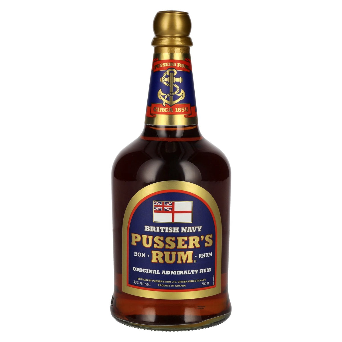 Pusser's Original Admiralty Rum 40% vol. 0,7 l