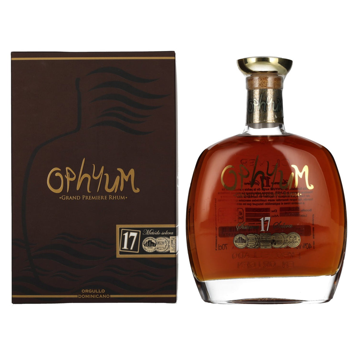 Ophyum 17 Metódo Solera Grand Premiere Rhum 40 % vol. 0,7 l dans un coffret cadeau