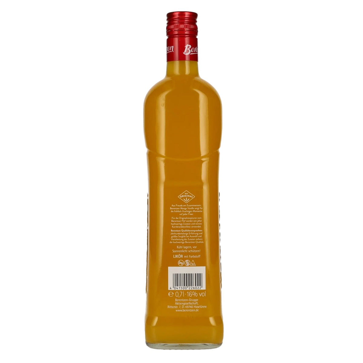 Berentzen Mango-vanille-likeur 16% vol. 0,7 l