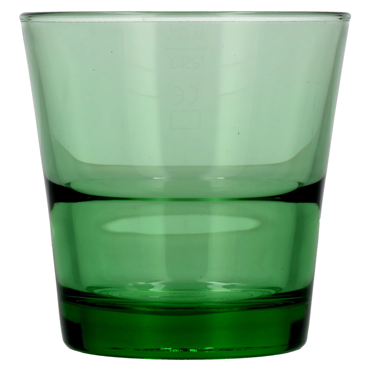 Bouteille Römerquelle en verre vert de 0,25 l avec graduation