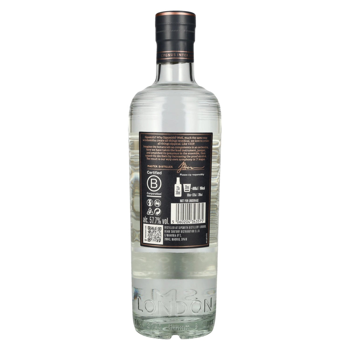 Sipsmith London V.J.O.P. Gin 57,7% Vol. 0,7l