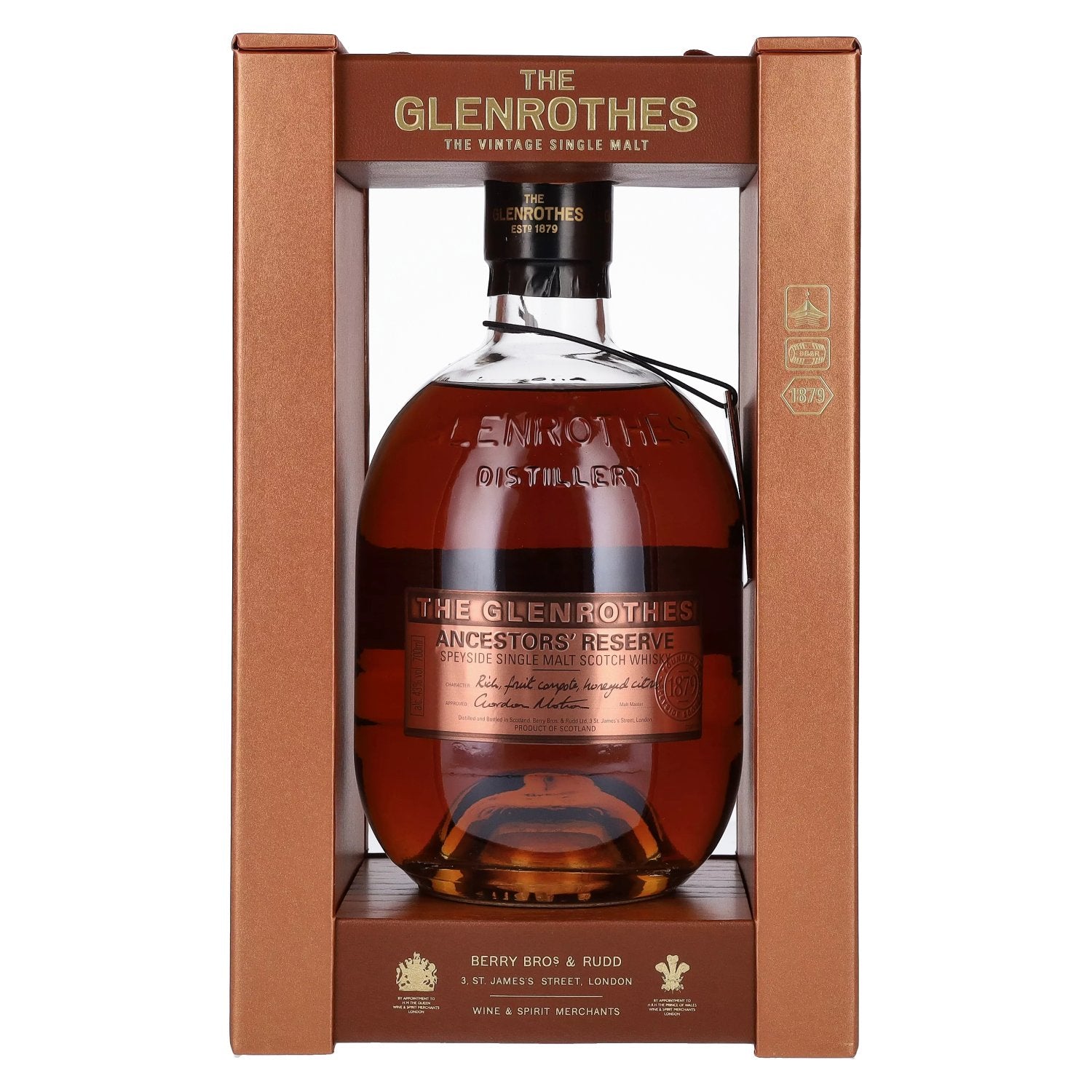 The Glenrothes ANCESTORES RESERVE 43% Vol. 0,7l in geschenkverpakking
