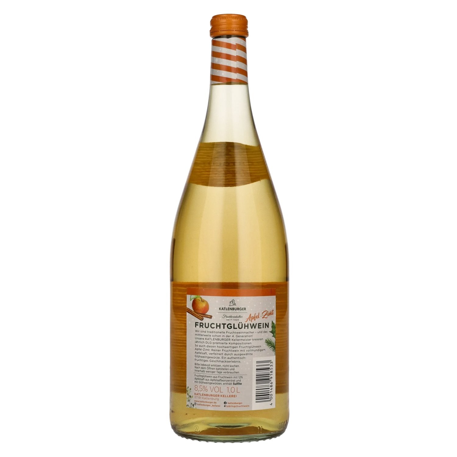 Katlenburger mulled wine apple-cinnamon 8,5% Vol. 1l