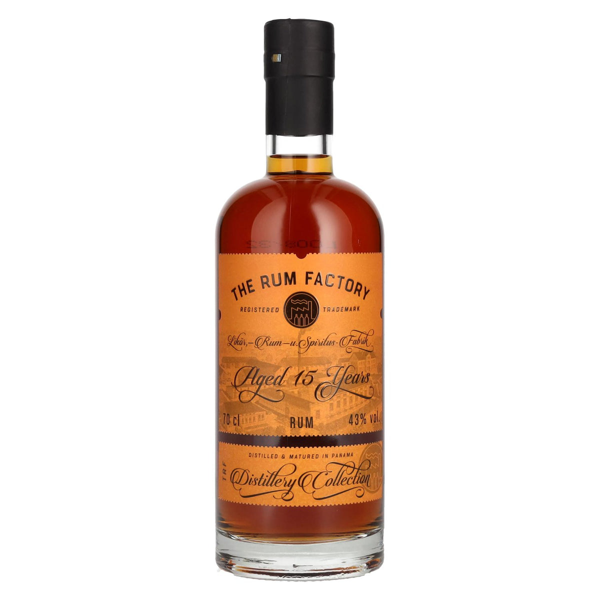 The Rum Factory 15-Year-Old Rum 43% ABV 0.7 l