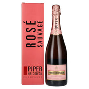 Piper-Heidsieck Champagne ROSÉ SAUVAGE Brut 12% ABV 0.75 l in a gift box