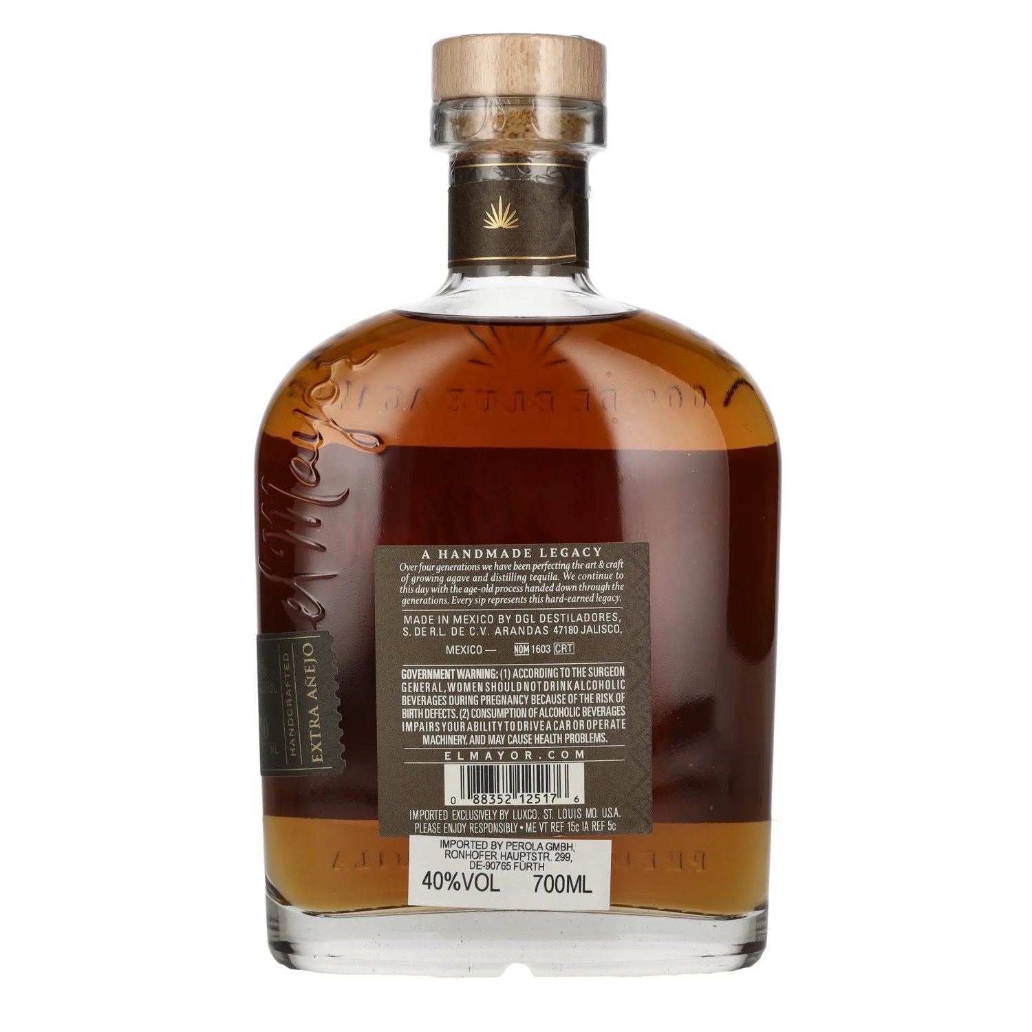 El Mayor Extra Añejo Tequila 100% Agave 40% Vol. 0,75l