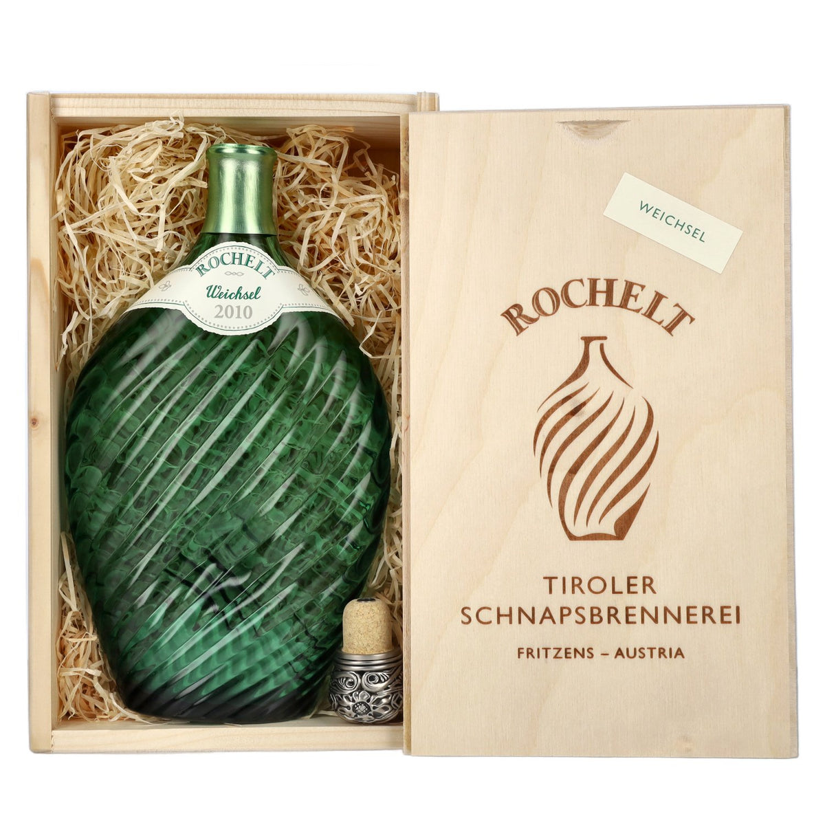 Rochelt Sour Cherry 2010 50% vol. 0.7 l in a wooden box
