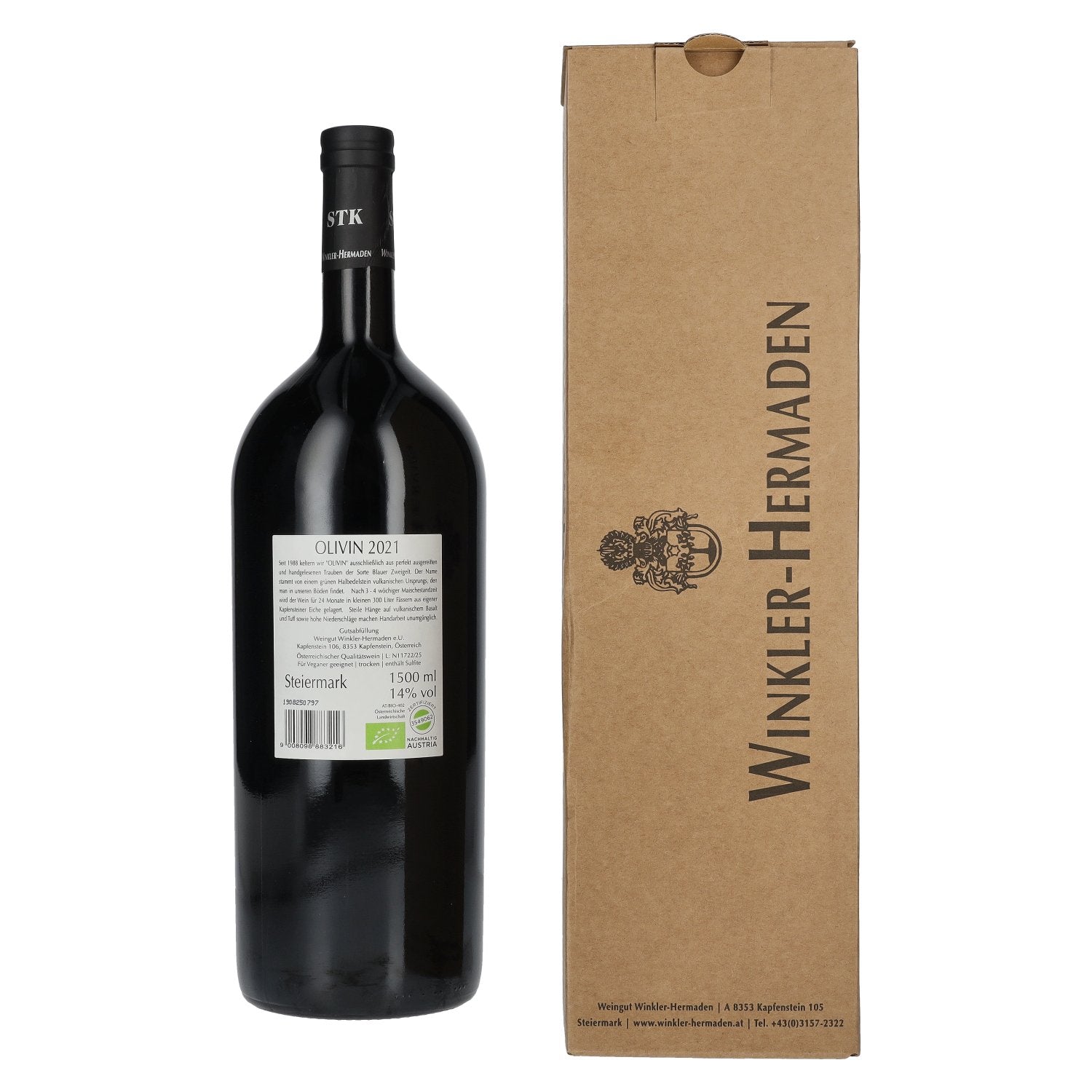 Winkler-Hermaden Olivin 2021 14% Vol. 1.5l in gift box