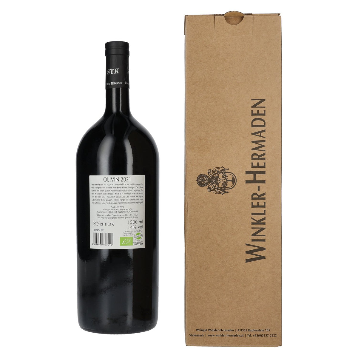 Winkler-Hermaden Olivin 2021 14% Vol. 1,5l in Geschenkbox