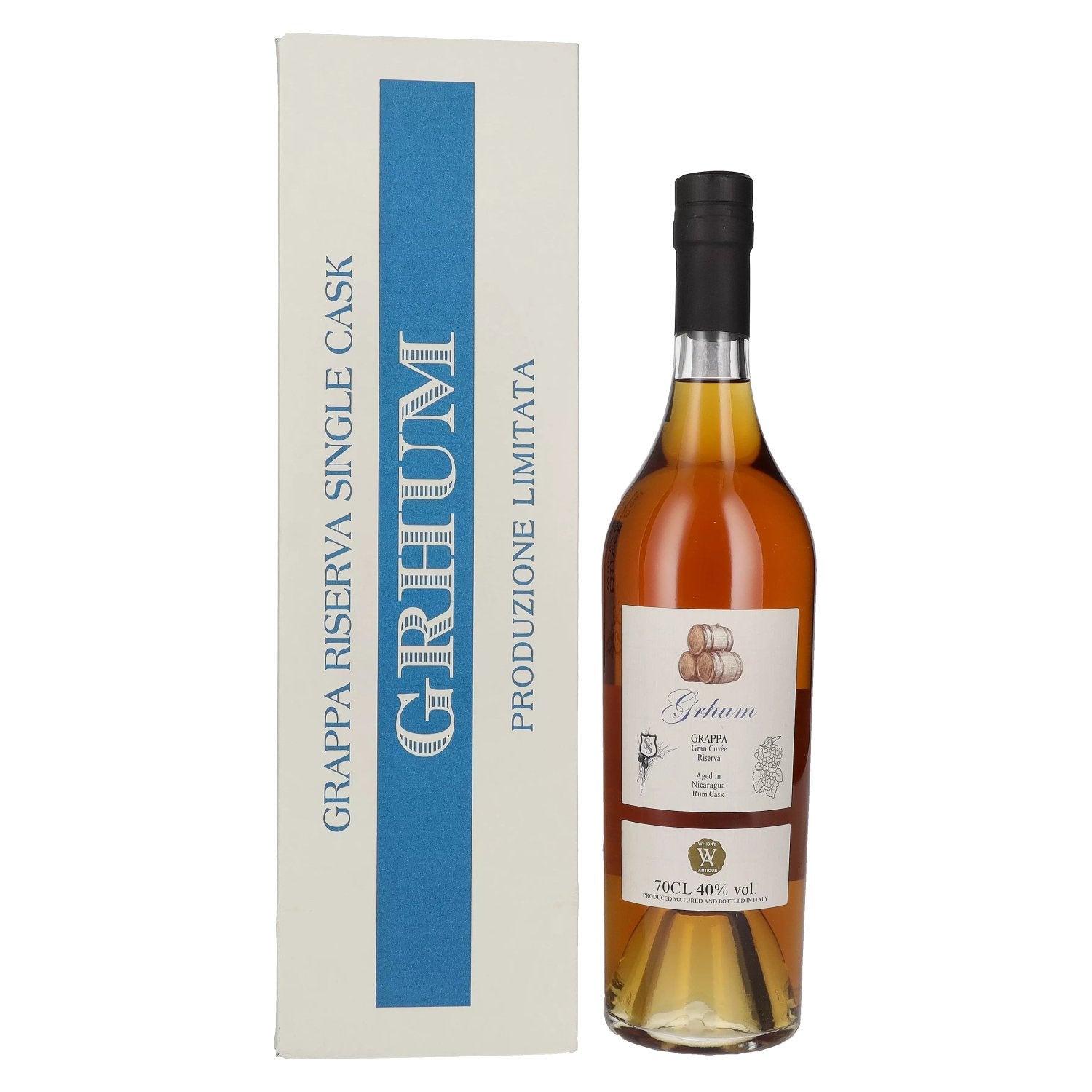 Silver Seal Grappa Riserva Single Nicaragua Rum Vat 2023 40% Vol. 0,7l in geschenkverpakking