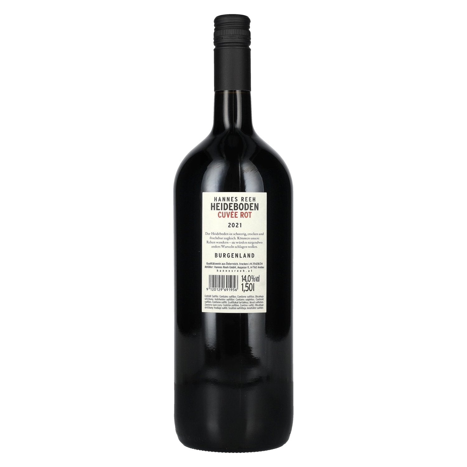 Hannes Reeh Heideboden Cuvée Rot 2021 14% Vol. 1,5l