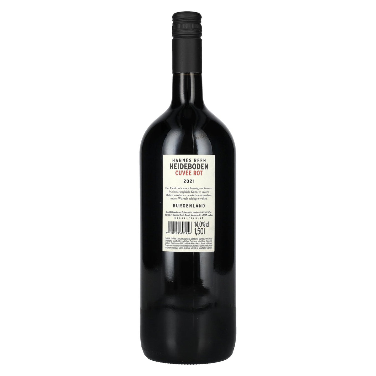 Hannes Reeh Heideboden Cuvée Rood 2021 14% vol. 1,5 l