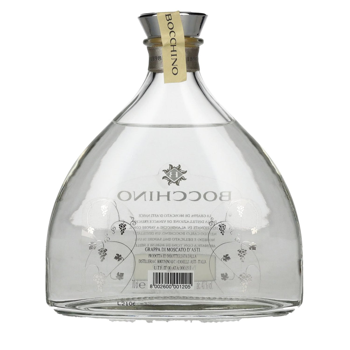 Bocchino Grappa de MOSCATO D'ASTI 40 % vol. 0,7 l