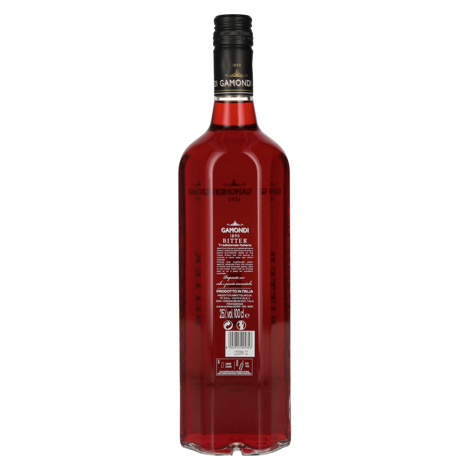Gamondi Traditional Italian Bitter 25% ABV 1 litre