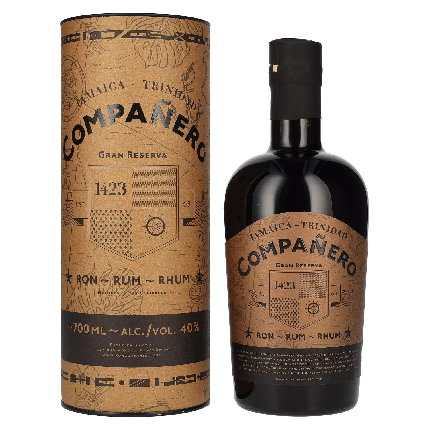 Compañero JAMAICA - Trinidad Gran Reserva Rum 40% Vol. 0,7l in geschenkverpakking