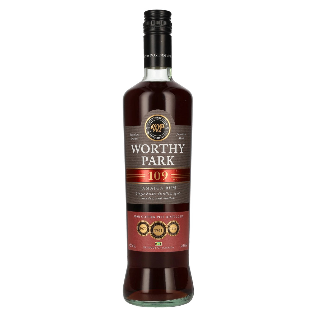 Worthy Park 109 Single Estate Jamaican Rum 54.5% ABV 0.7l