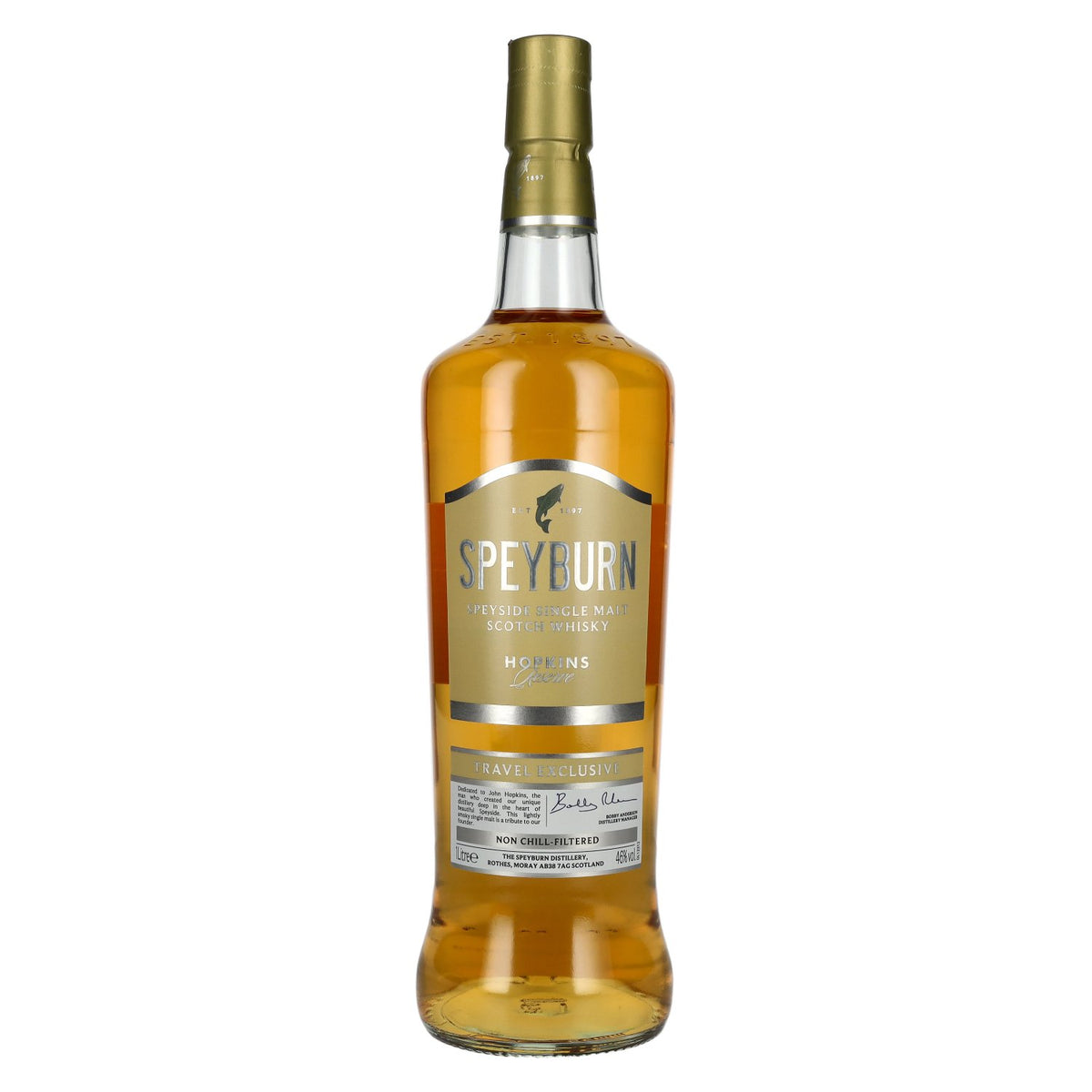 Speyburn HOPKINS RESERVE Speyside Single Malt EXCLUSIVITÉ VOYAGE 46 % vol. 1 l