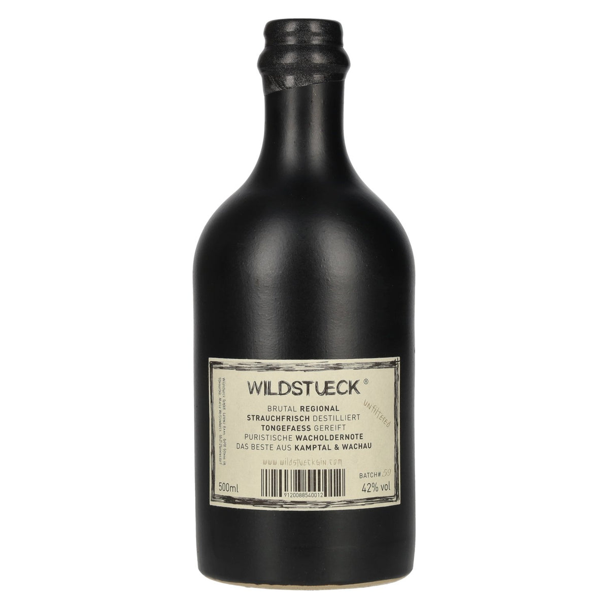 Wildstueck Danube Dry Gin Unfiltered 42% vol. 0.5 l