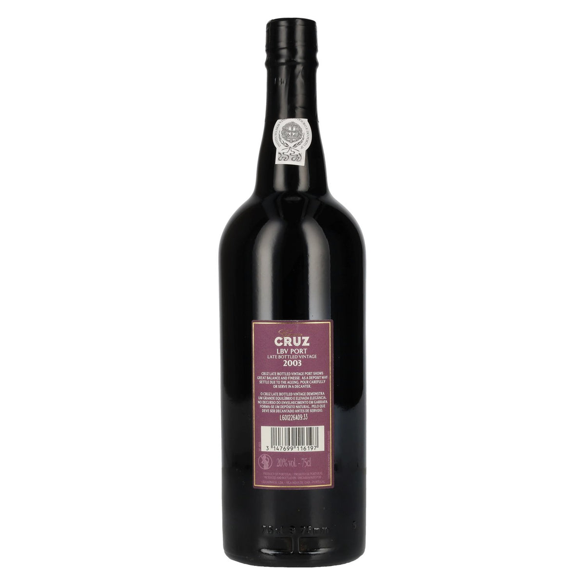 Gran Cruz Porto LBV 2003 20% Vol. 0,75l