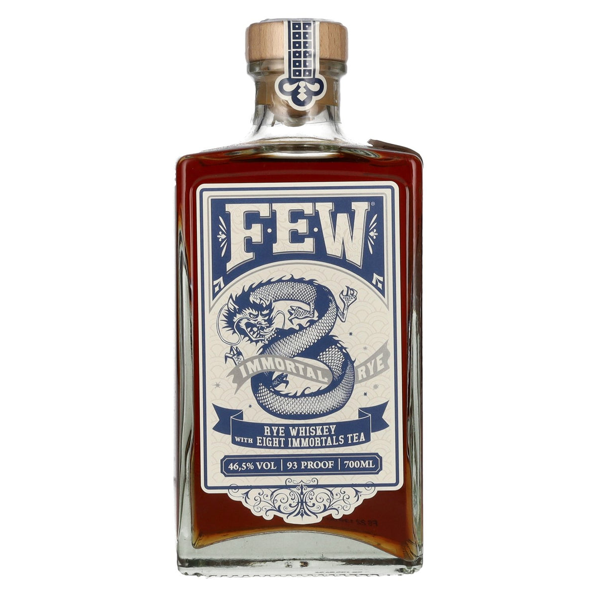 FEW Immortal Rye Whisky with Eight Immortals Tea 46.5% ABV 0.7l