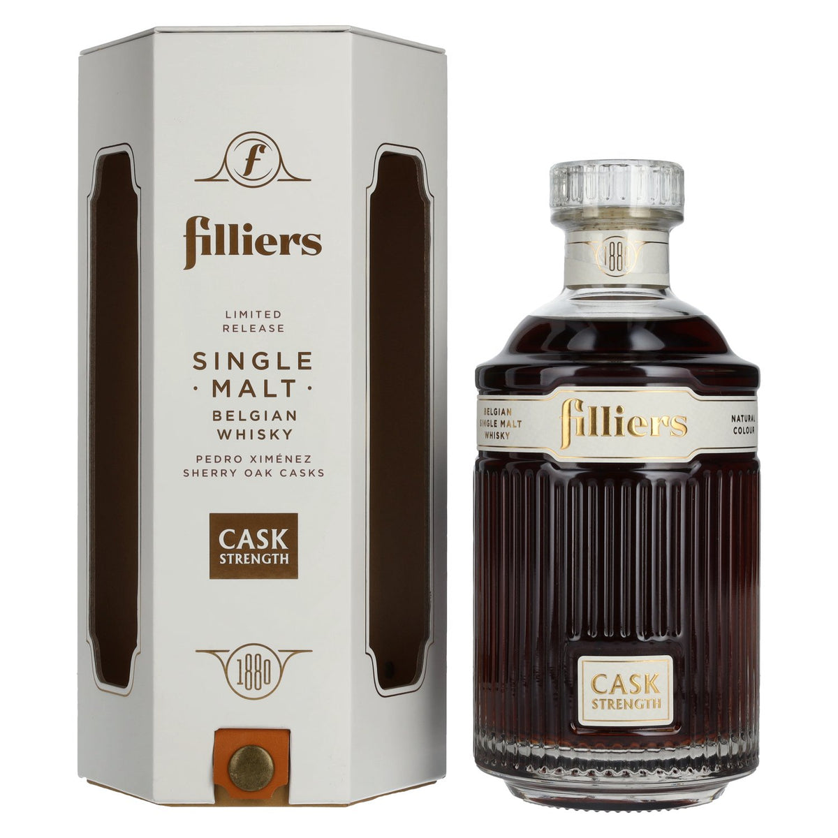 Filliers Sherry Cask Belgian Single Malt Whisky Cask Strength Limited Release 58,5% Vol. 0,7l in Geschenkbox