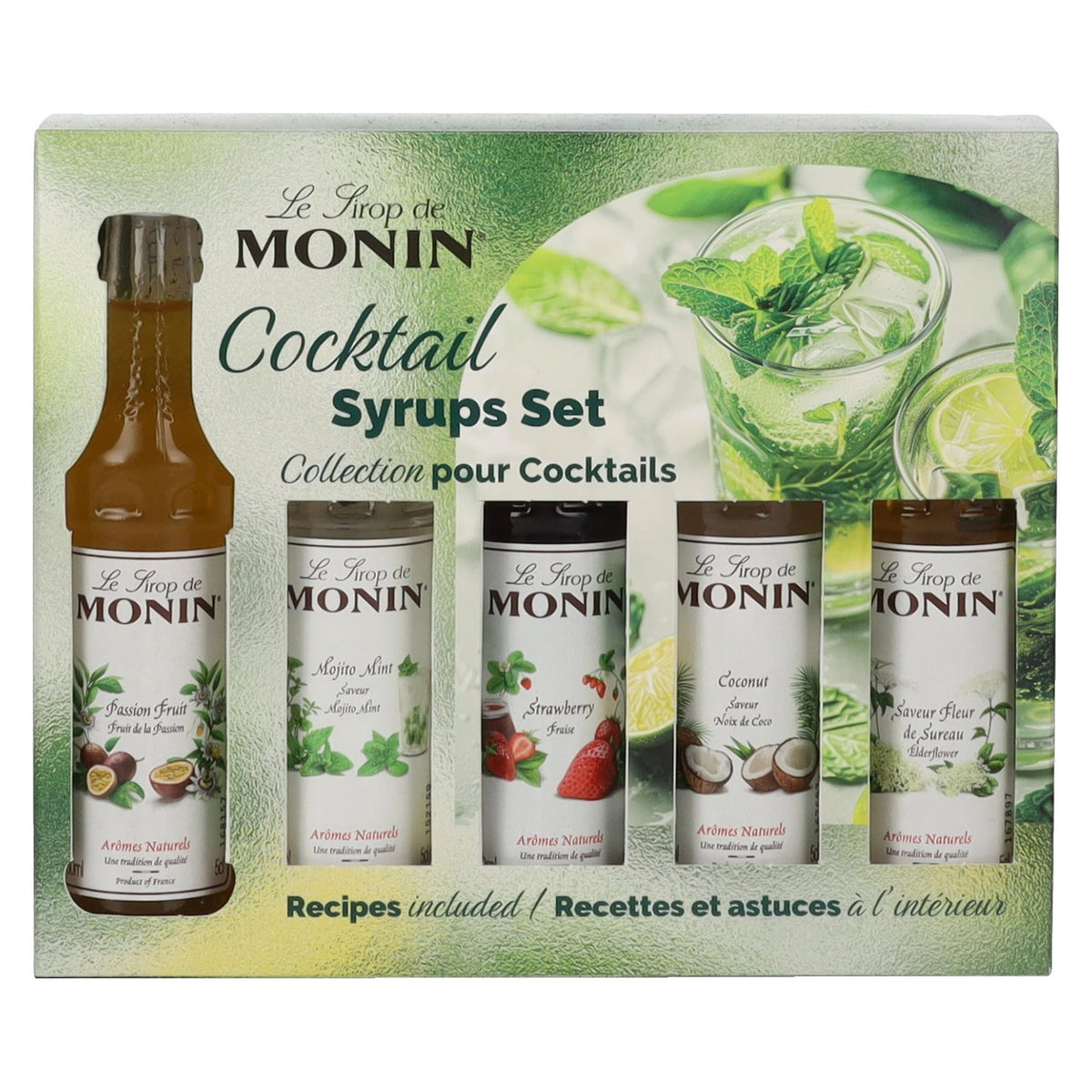 Le Sirop de Monin COCKTAIL-SIROOP SET 5x0,05 l
