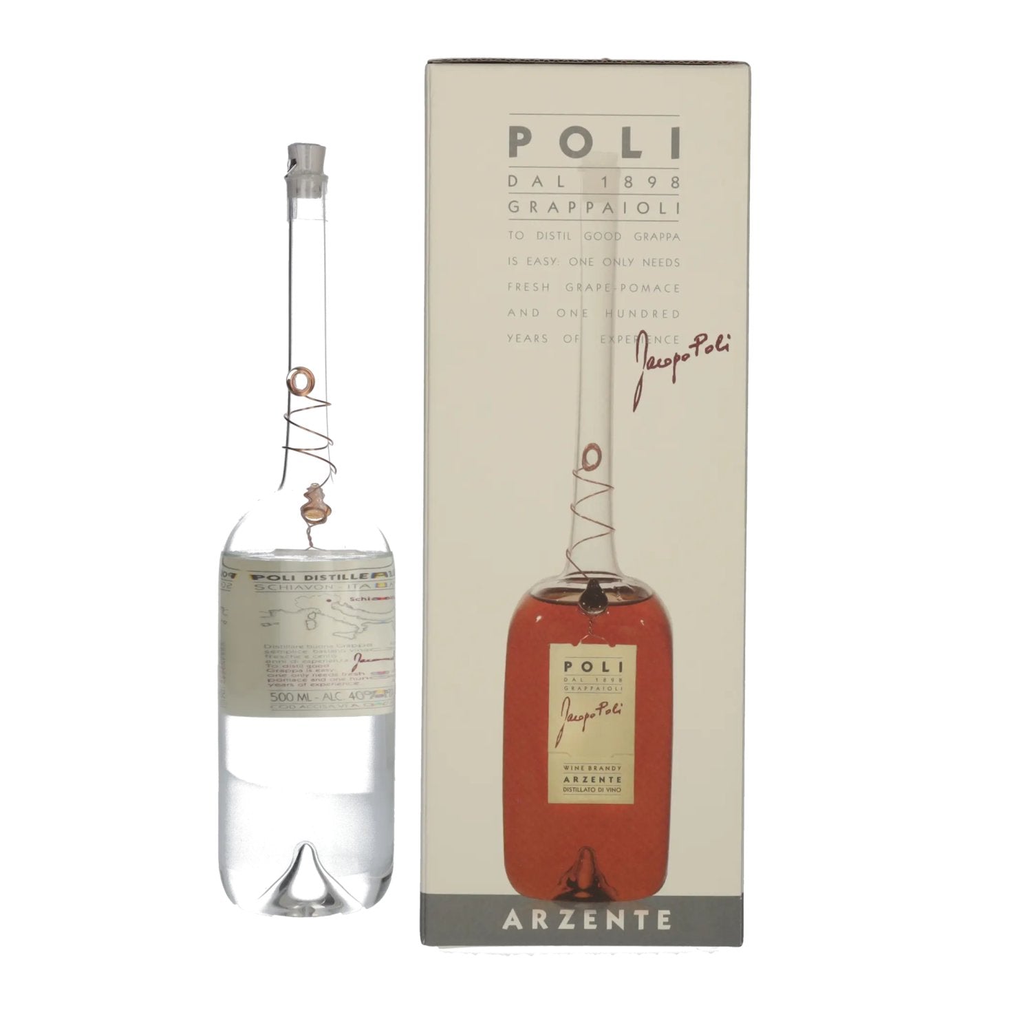 Poli Grappa Amorosa di Dicembre Torcolato 40% Vol. 0,5l in Geschenkbox