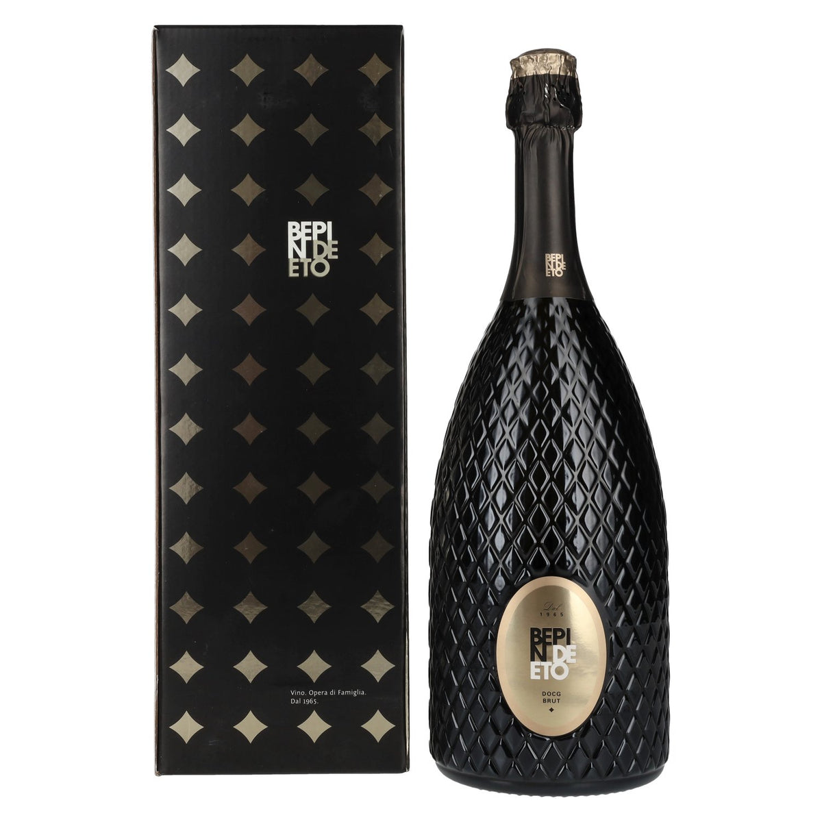 Bepin De Eto Prosecco Superiore Brut Millesimato DOCG 2025 11.5% ABV 1.5 litres in a gift box