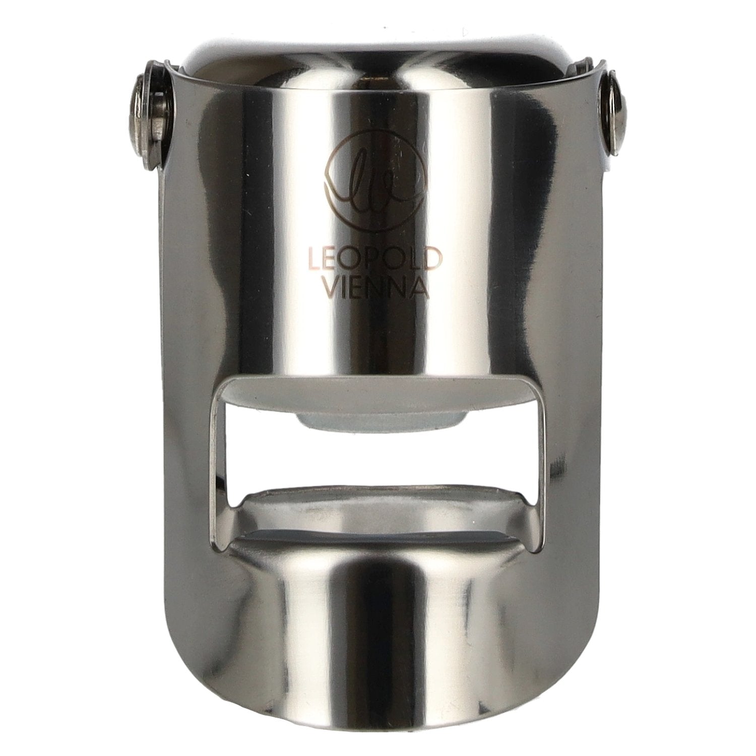 Leopold Vienna bouchon de bouteille de champagne chromé