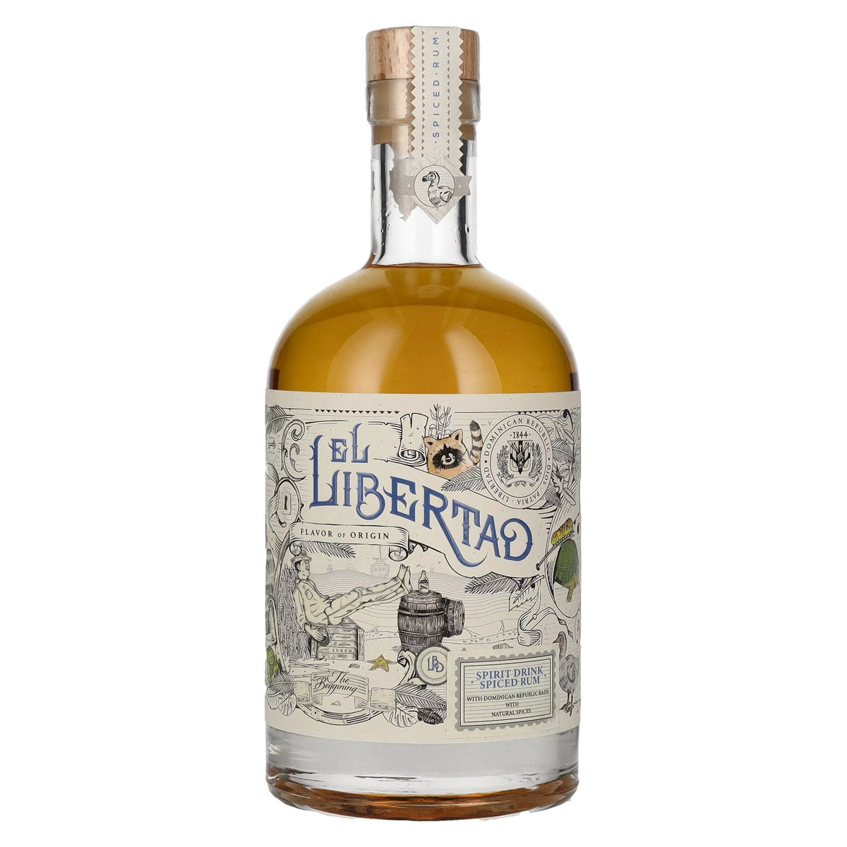 El Libertad FLAVOR OF ORIGIN Spirit Drink 40% vol. 0,7 l