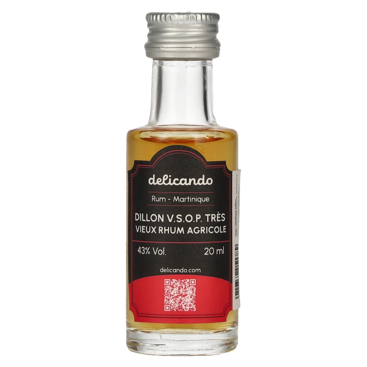 Dillon V.S.O.P. Très Vieux Rhum Agricole 43 % vol. 0,02 l