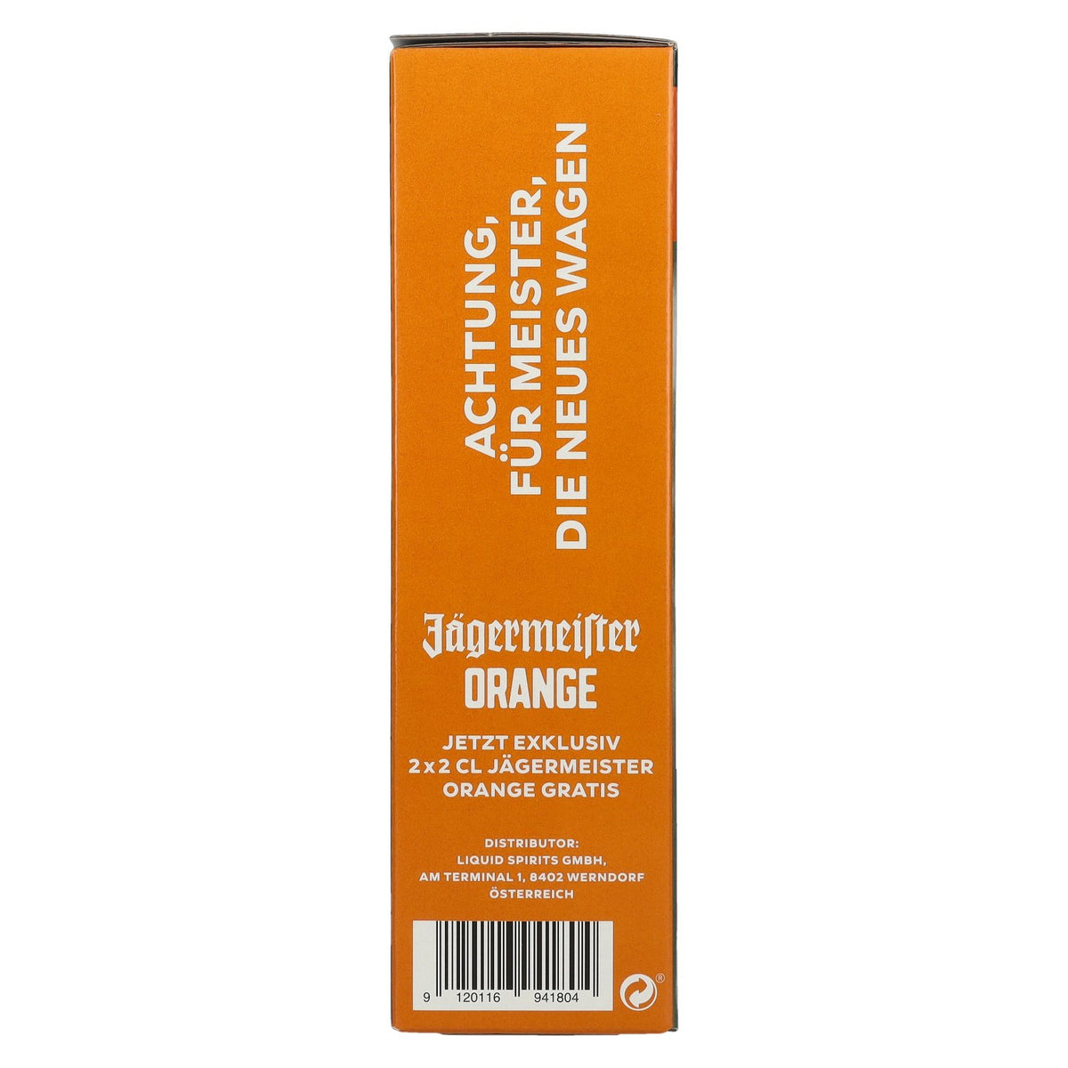Jägermeister On Pack 34,9 % vol., 0,7 l, avec 2 Jägermeister Orange de 0,02 l