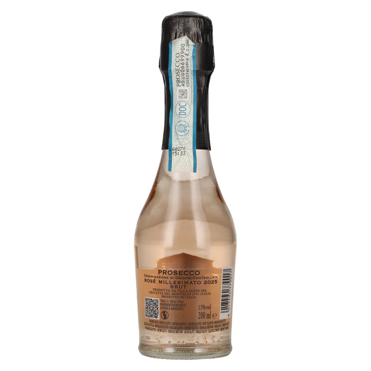 Villa Sandi Il Fresco Prosecco Rosé Millesimato DOC 2025 11 % vol. 0,2 l