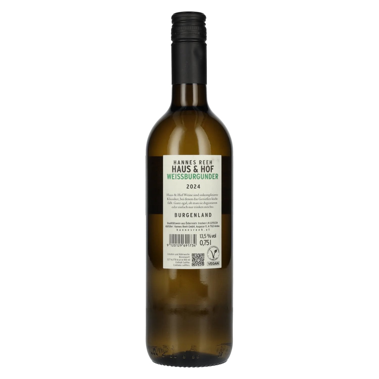 Hannes Reeh Haus &amp; Hof Pinot Blanc 2024 13,5% Vol. 0,75l