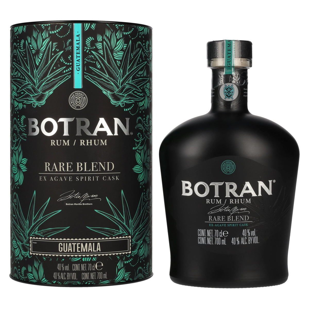 Botran Rhum Guatemala RARE BLEND Ex Agave Spirit Cask 40% vol. 0,7 l in geschenkverpakking