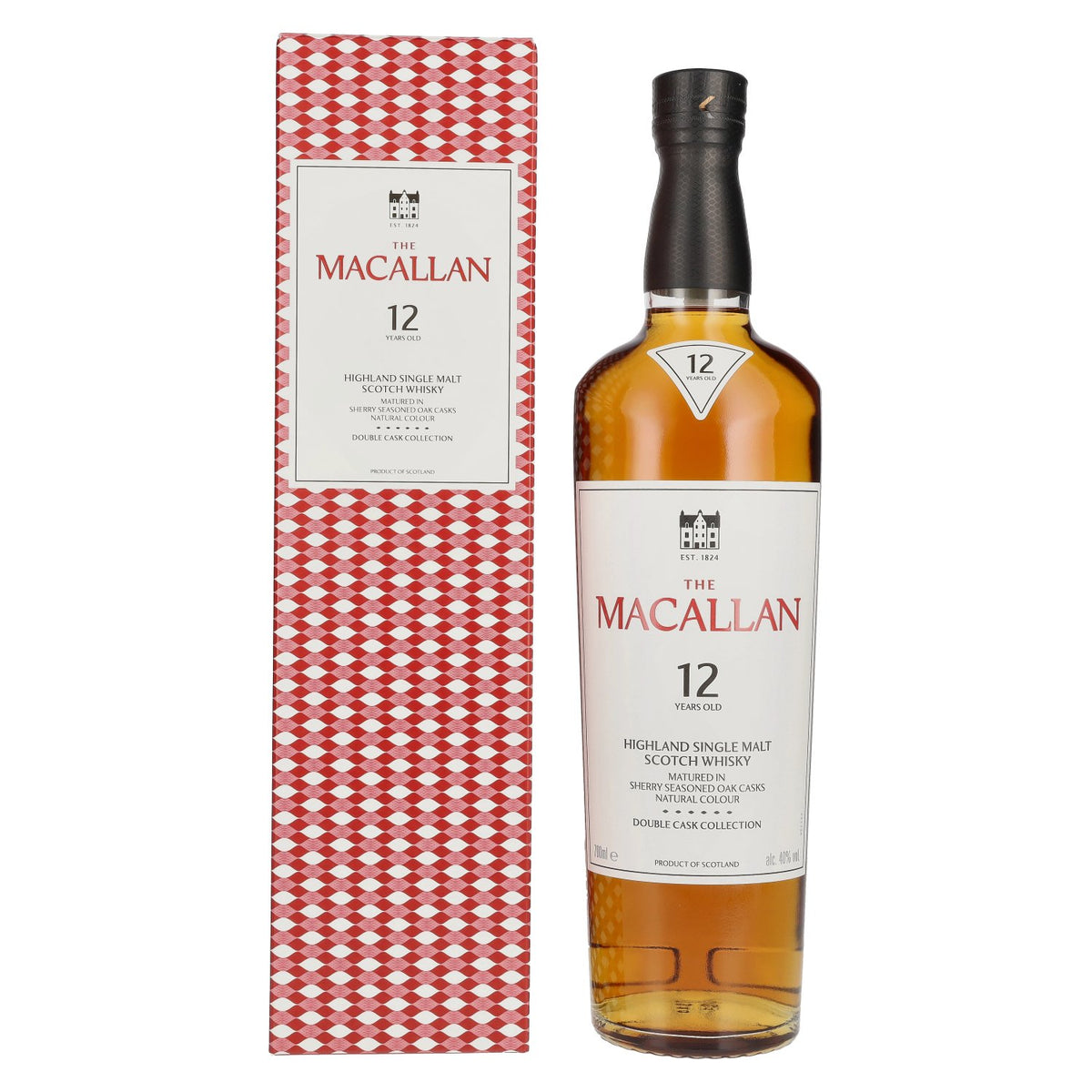 The Macallan 12 Years Old DOUBLE CASK COLLECTION 40% vol. 0,7 l in geschenkverpakking