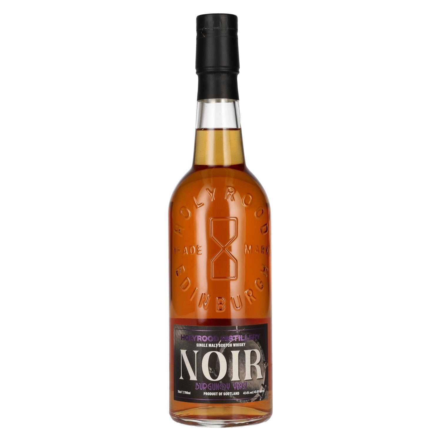 Holyrood Distillery NOIR Burgundy Yeast Single Malt Scotch Whisky 47,4% Vol. 0,7l