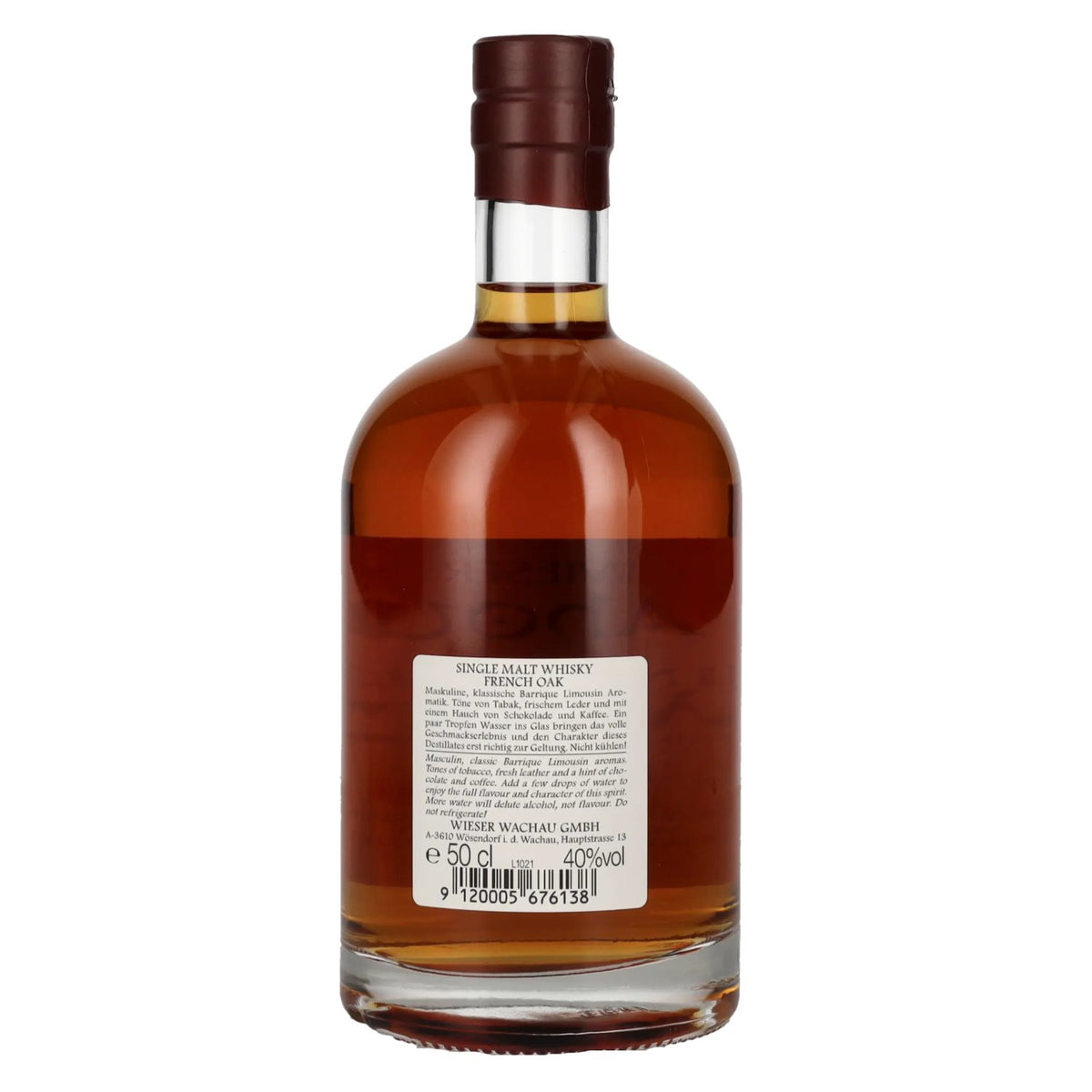 Wieser Single Malt WIESky French Oak Whisky 40% vol. 0.5 l