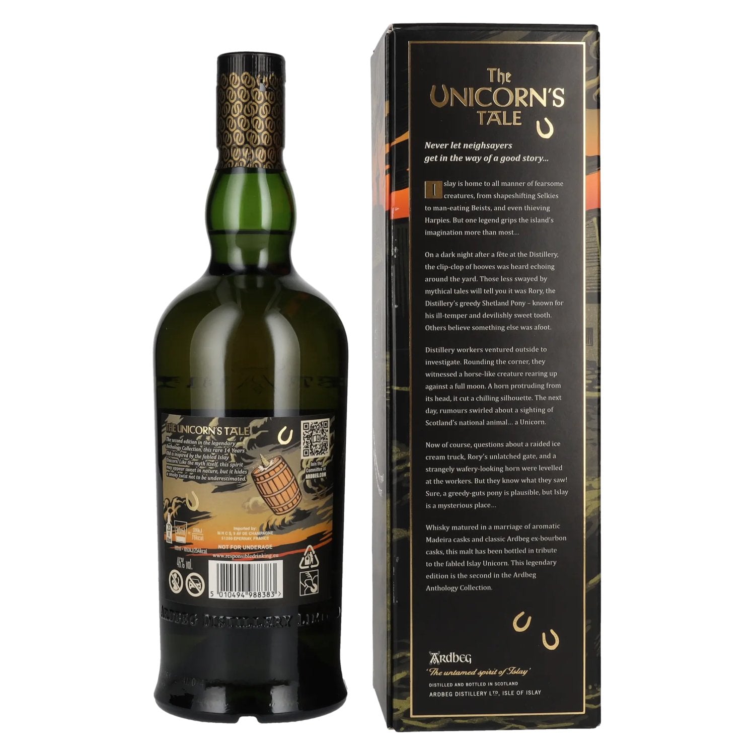 Ardbeg 14 Years Old The Ultimate Anthology The Unicorn's Tale Islay Single Malt 46% Vol. 0,7l in geschenkverpakking