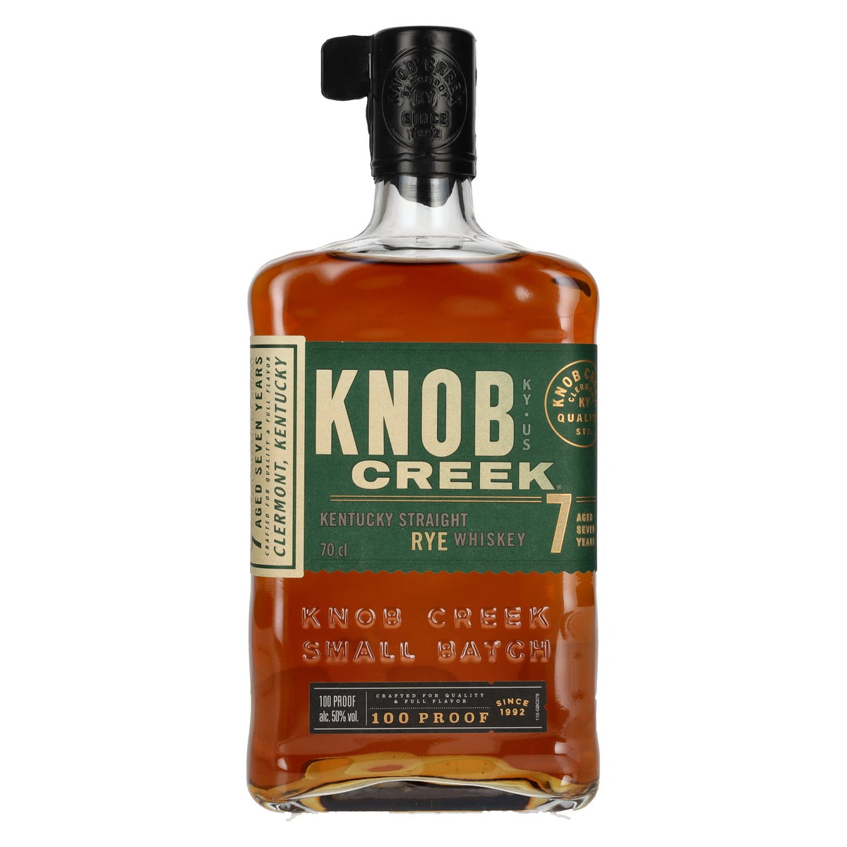 Knob Creek 7 Years Old Kentucky Straight RYE Whisky Small Batch 50% Vol. 0.7l